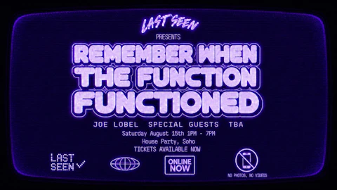Joe Lobel Presents : Last Seen... In London