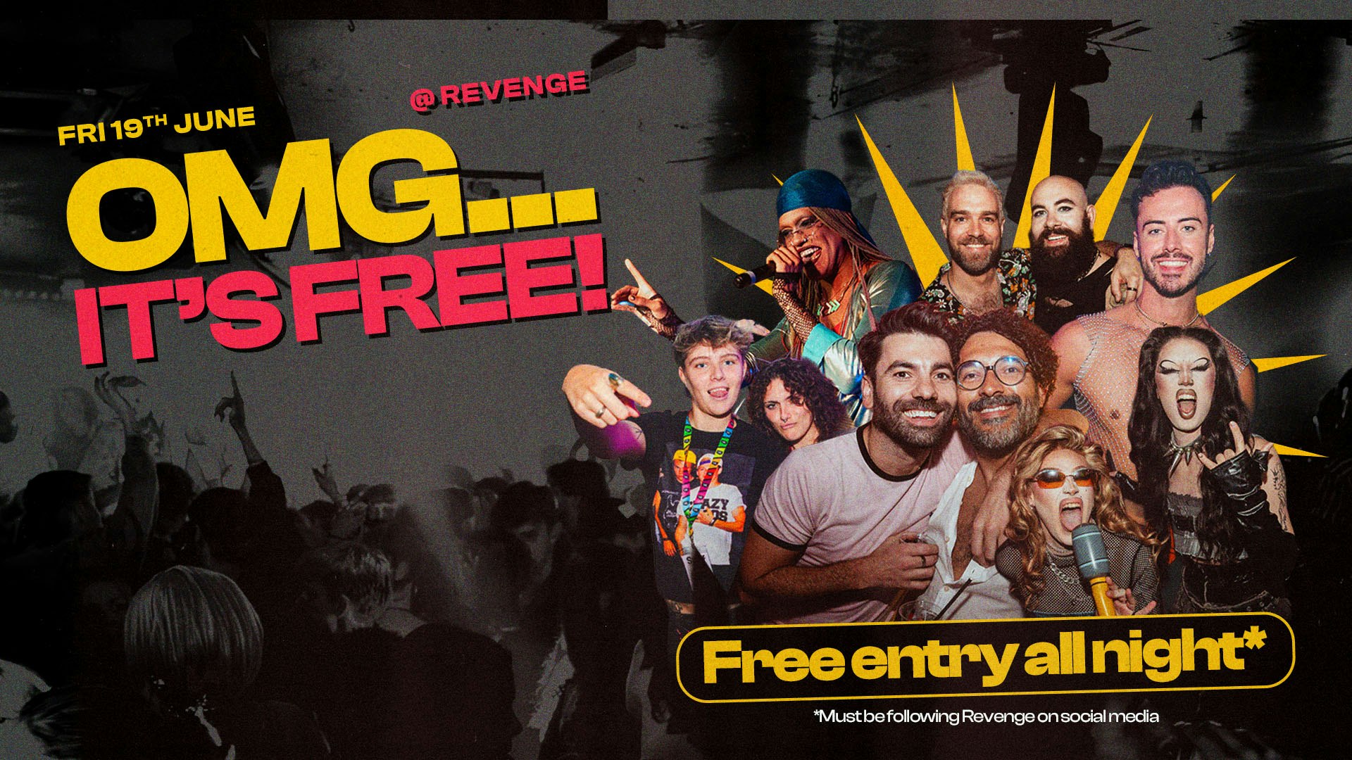 OMG it’s FREE! @ Revenge