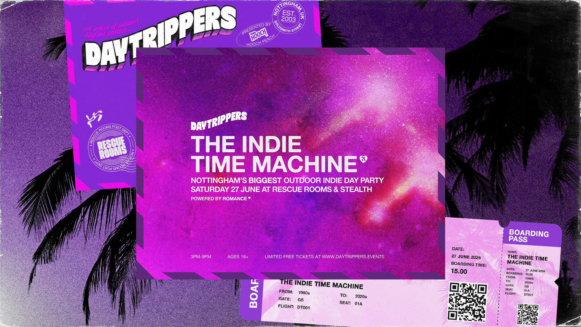 Daytrippers: THE INDIE TIME MACHINE — Outdoor Day Party!