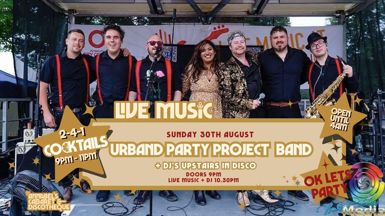Live Music: URBAND PARTY PROJECT // Annabel’s Cabaret & Discotheque