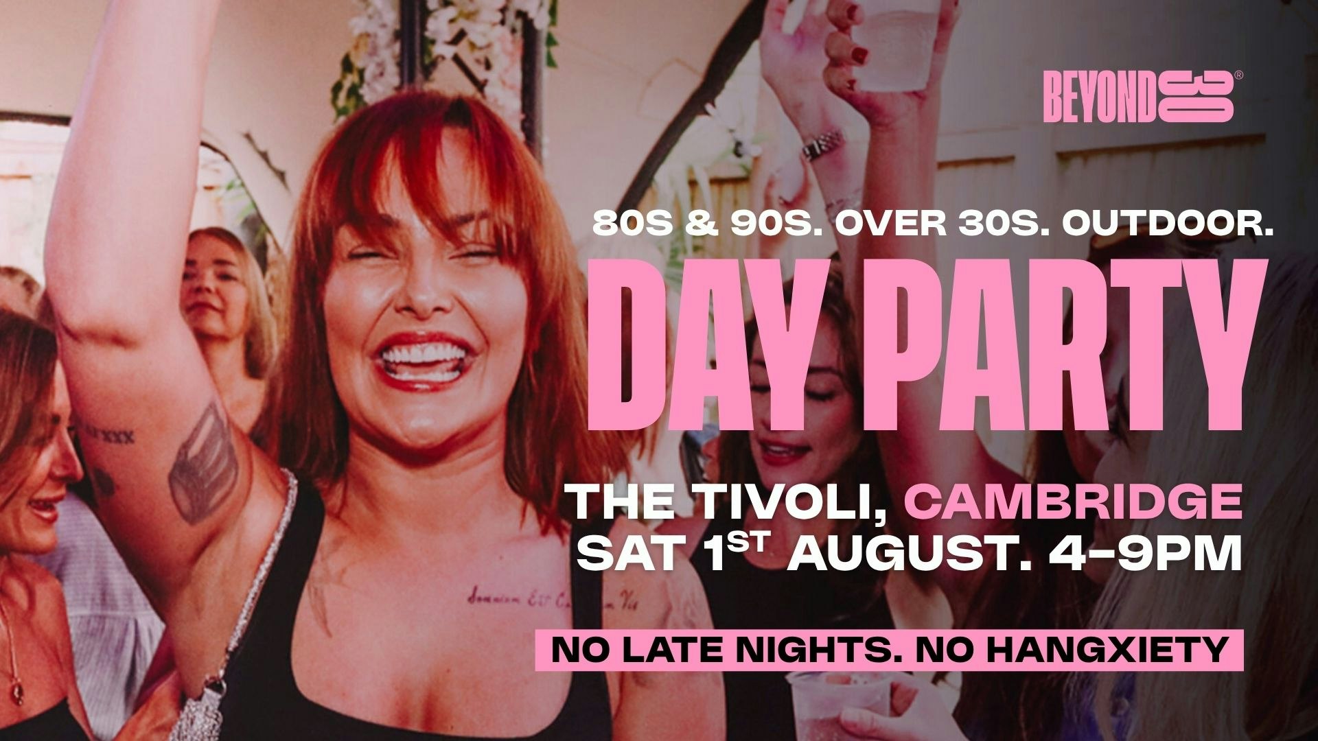 Rooftop 80s & 90s Over 30s Daytime Clubbing – CAMBRIDGE🕺🏽