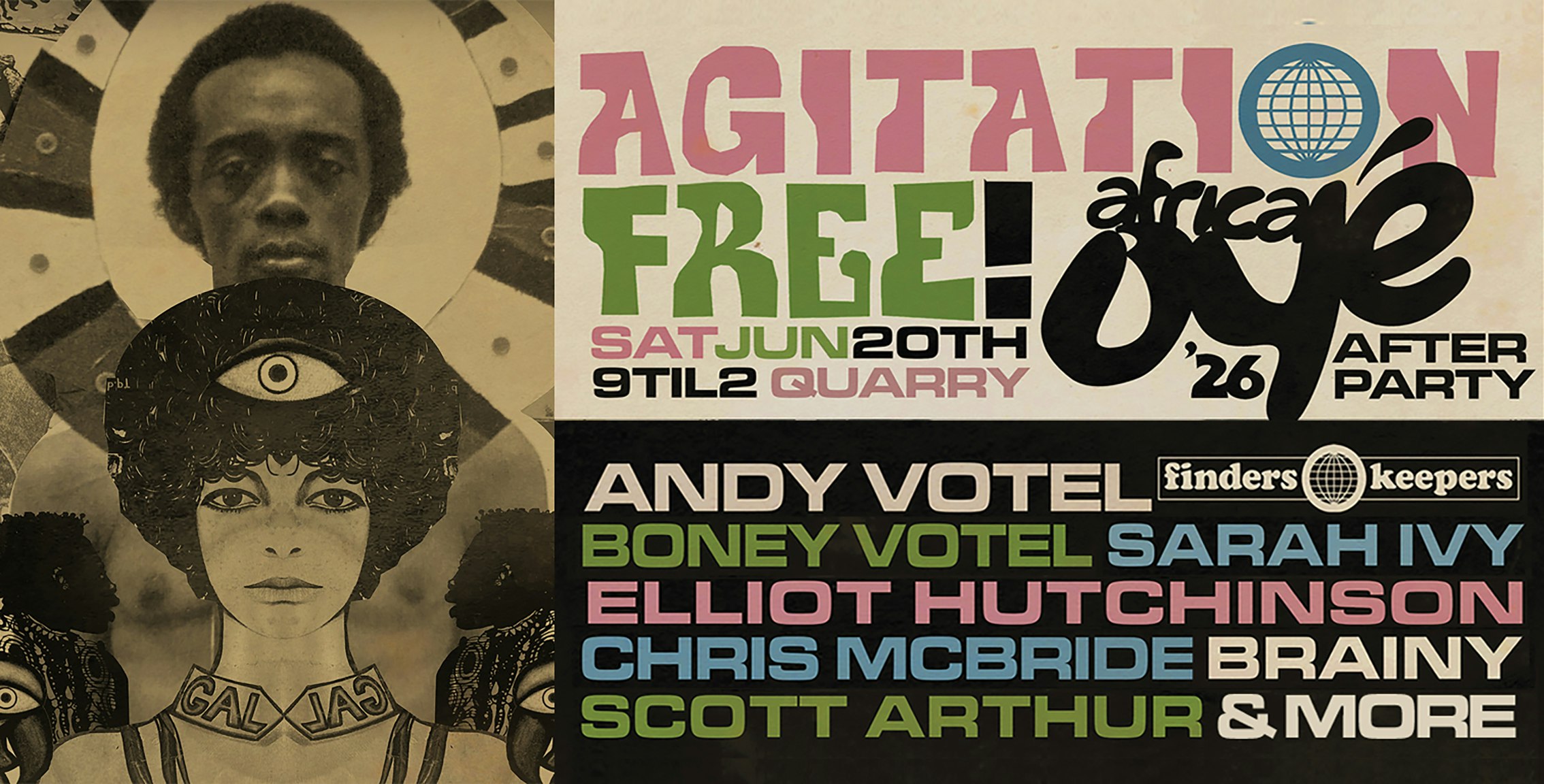 AFRICA OYE AFTERPARTY // AGITATION FREE! // FREE ENTRY
