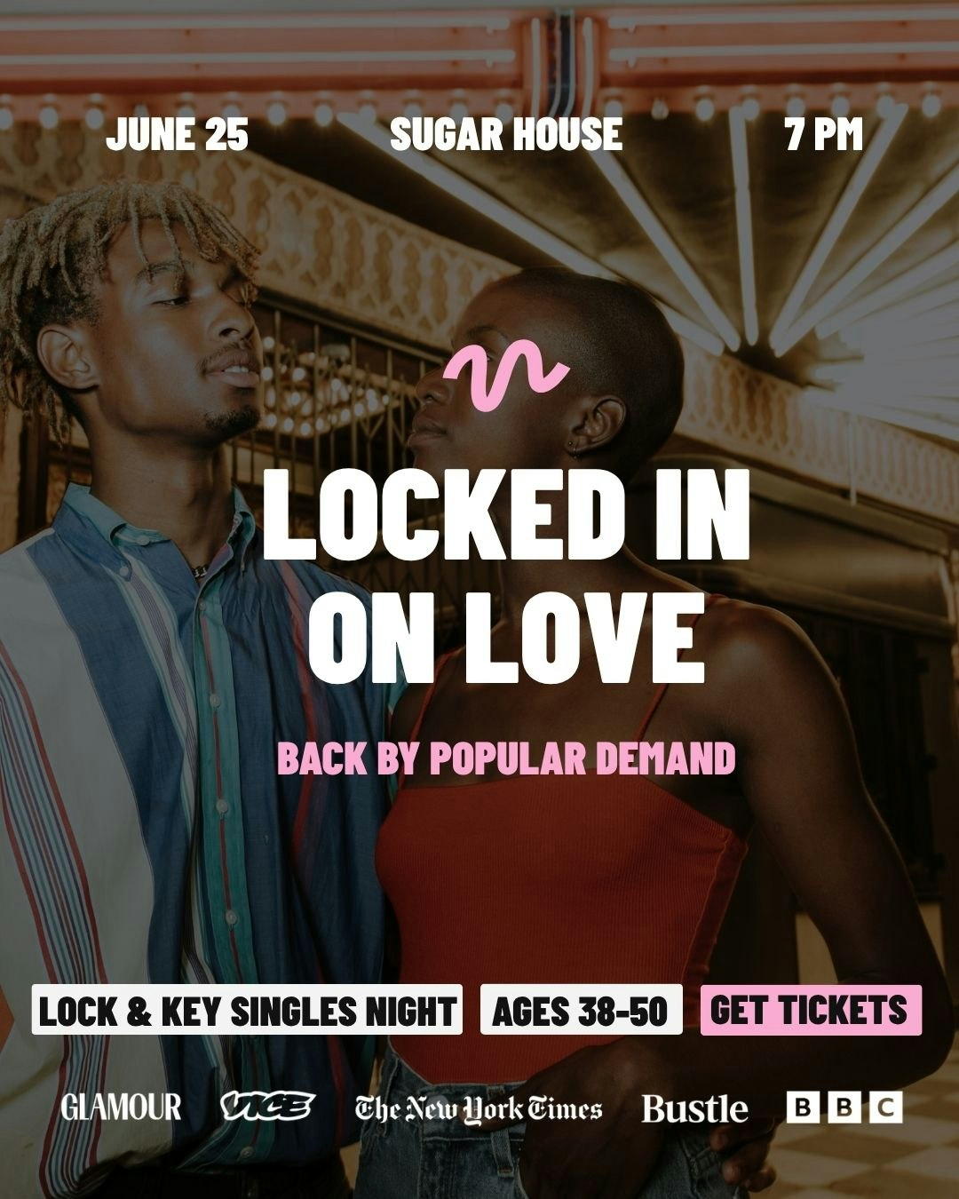 Lock & Key Singles Night 🔐 | Ages 38-50 | Raleigh