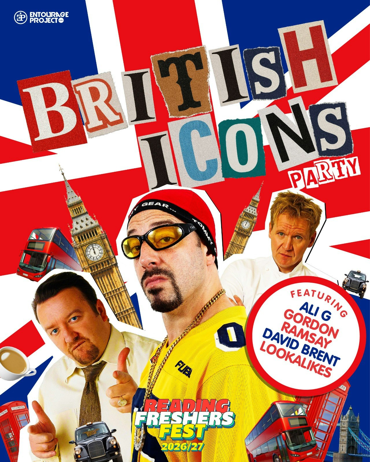 BRITISH ICONS FT. LOOKALIKES 🇬🇧 (PART OF FRESHERS FEST 26)