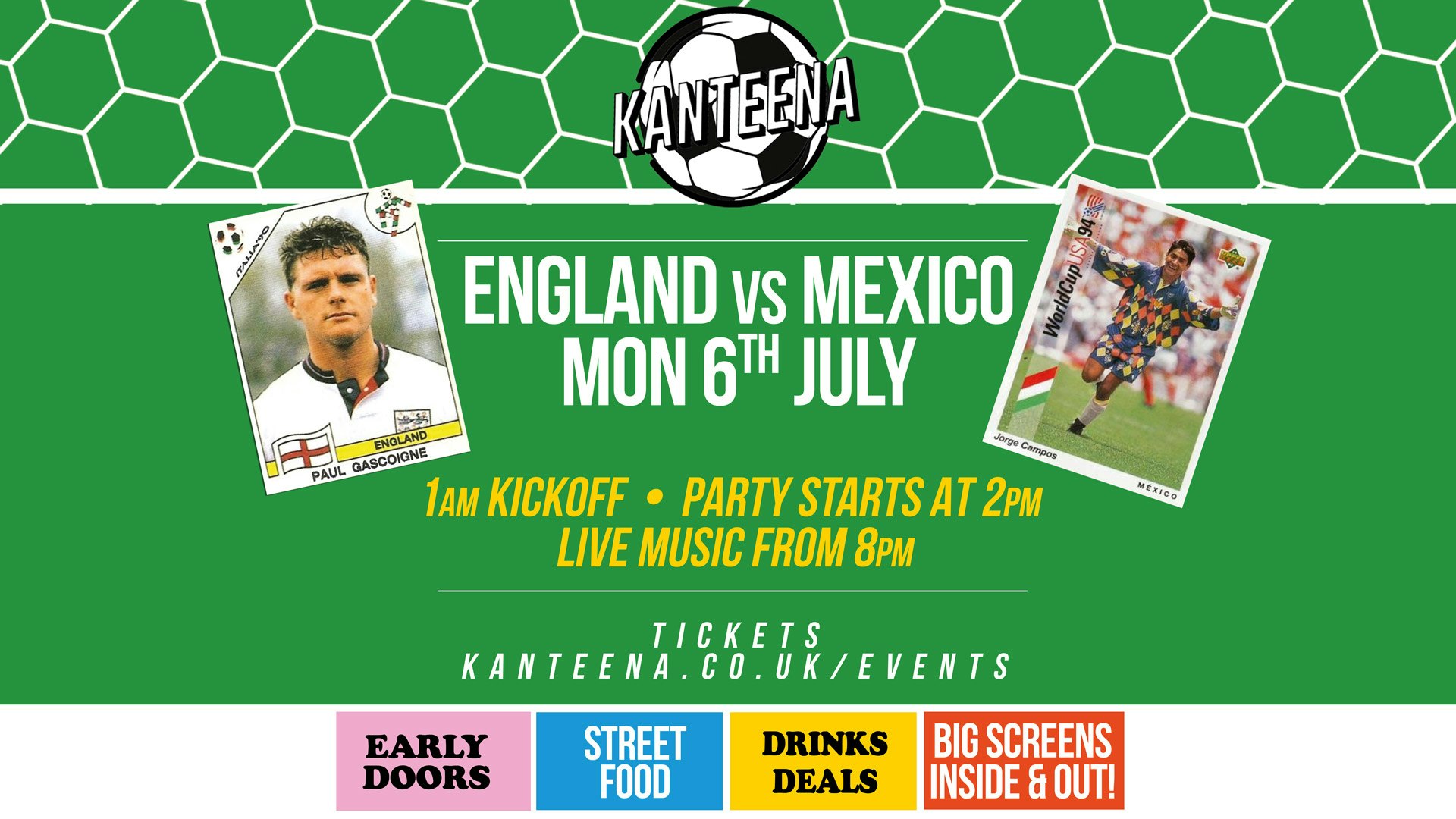 Mexico Vs England // World Cup Last 32 Match