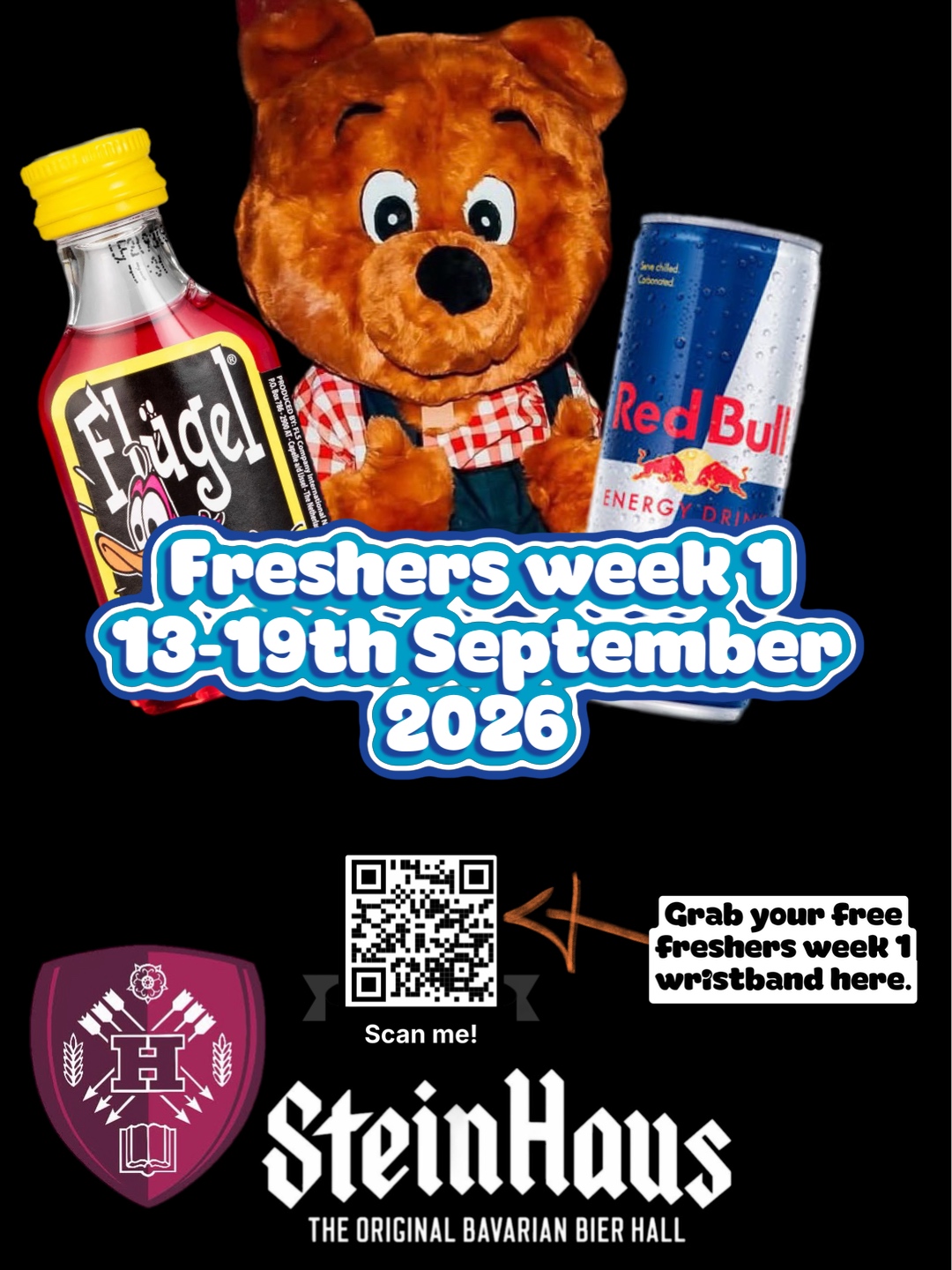 Freshers week 1 wristband! FREE! 6 nights of freebies. – 1 wristband