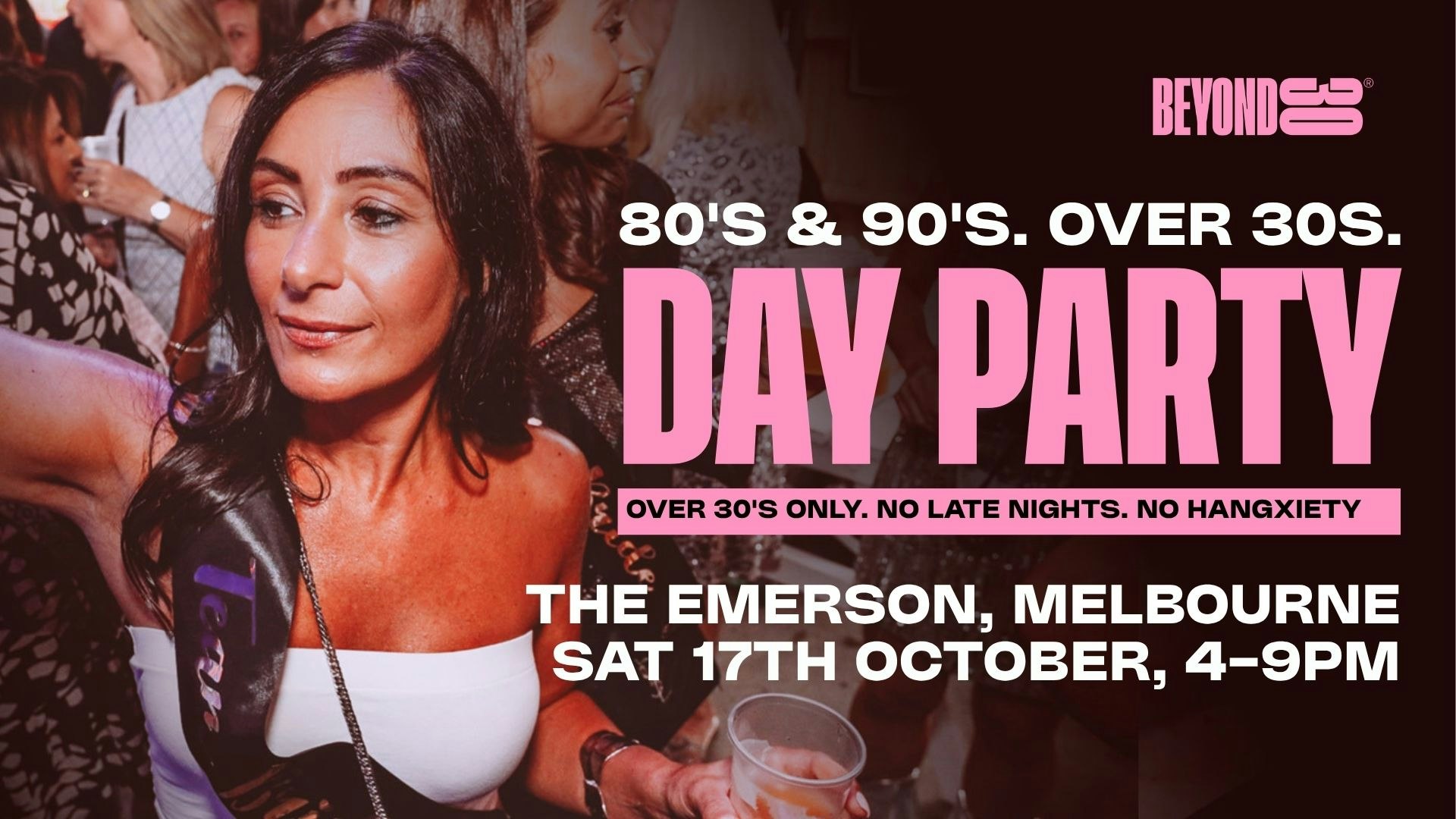 80s & 90s Over 30s Outdoor Daytime Clubbing – MELBOURNE