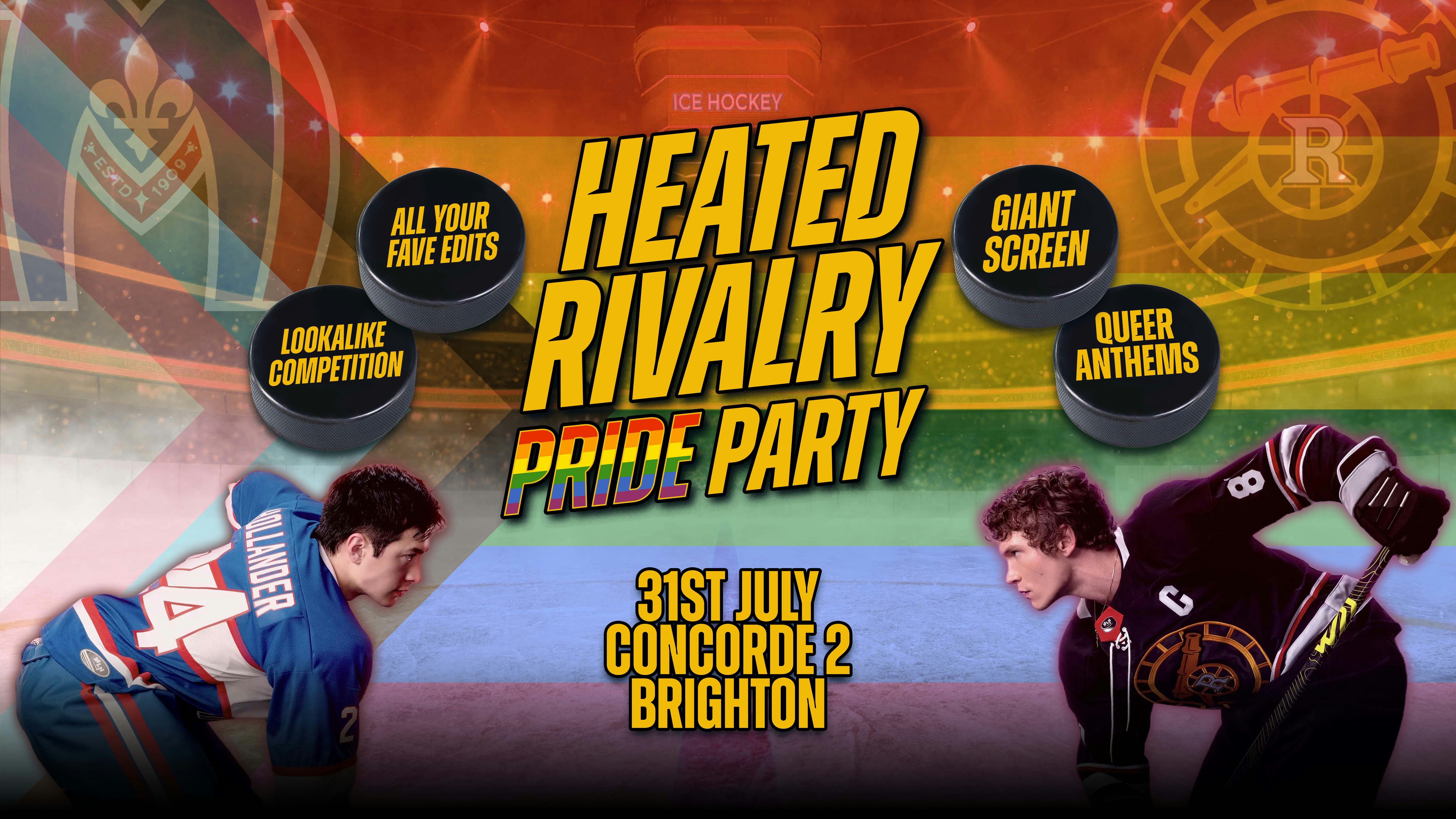 Heated Rivalry Club Night – Pre Pride Party (Brighton) 🏳️‍🌈