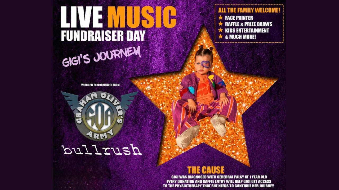 BULLRUSH / GRAHAM OLIVER’S ARMY – FUNDRAISER