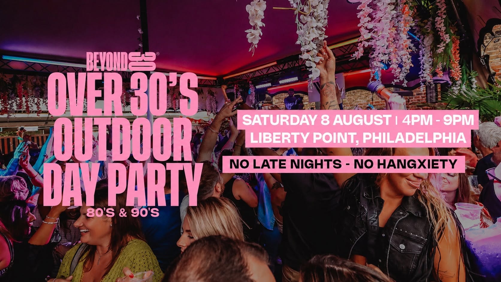 OUTDOOR 80s & 90s Over 30s Daytime Clubbing – PHILADELPHIA🕺🏽