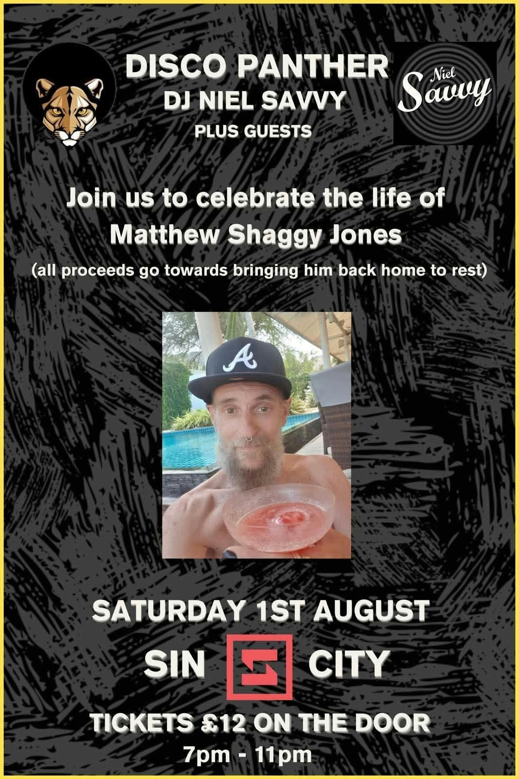 Disco Panther: For Shag — A Celebration of the Life of Matthew “Shaggy” Jones