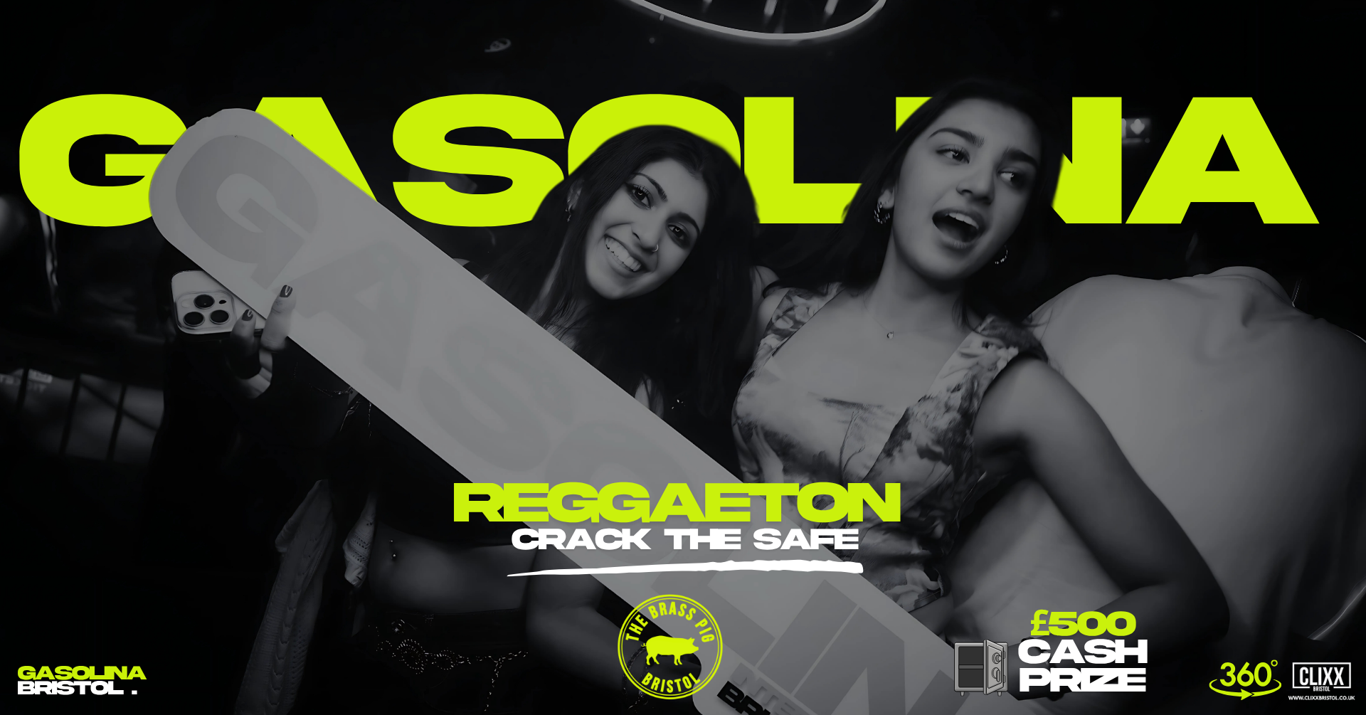 Gasolina Bristol 🔥 Crack The Safe x £500 Cash Prize
