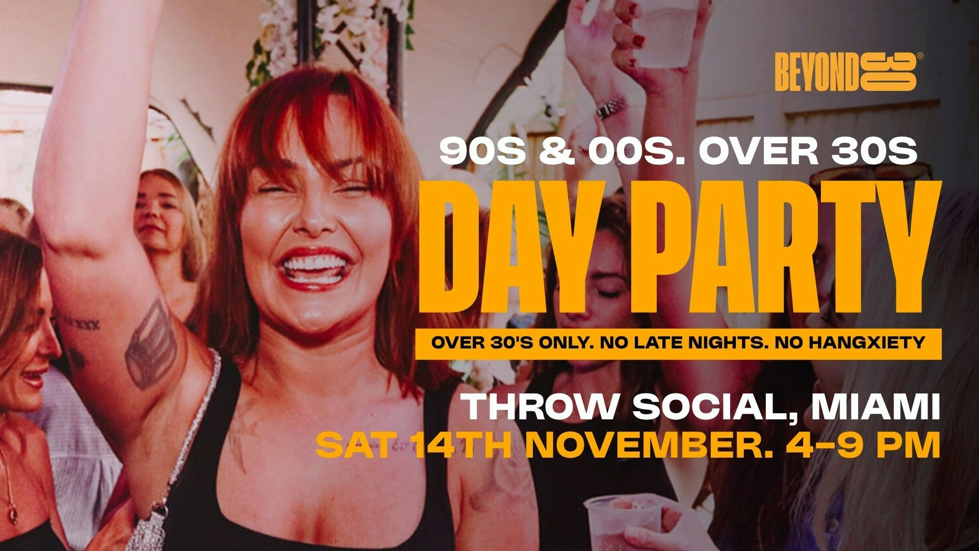 80s & 90s Over 30s Outdoor Daytime Clubbing – MIAMI