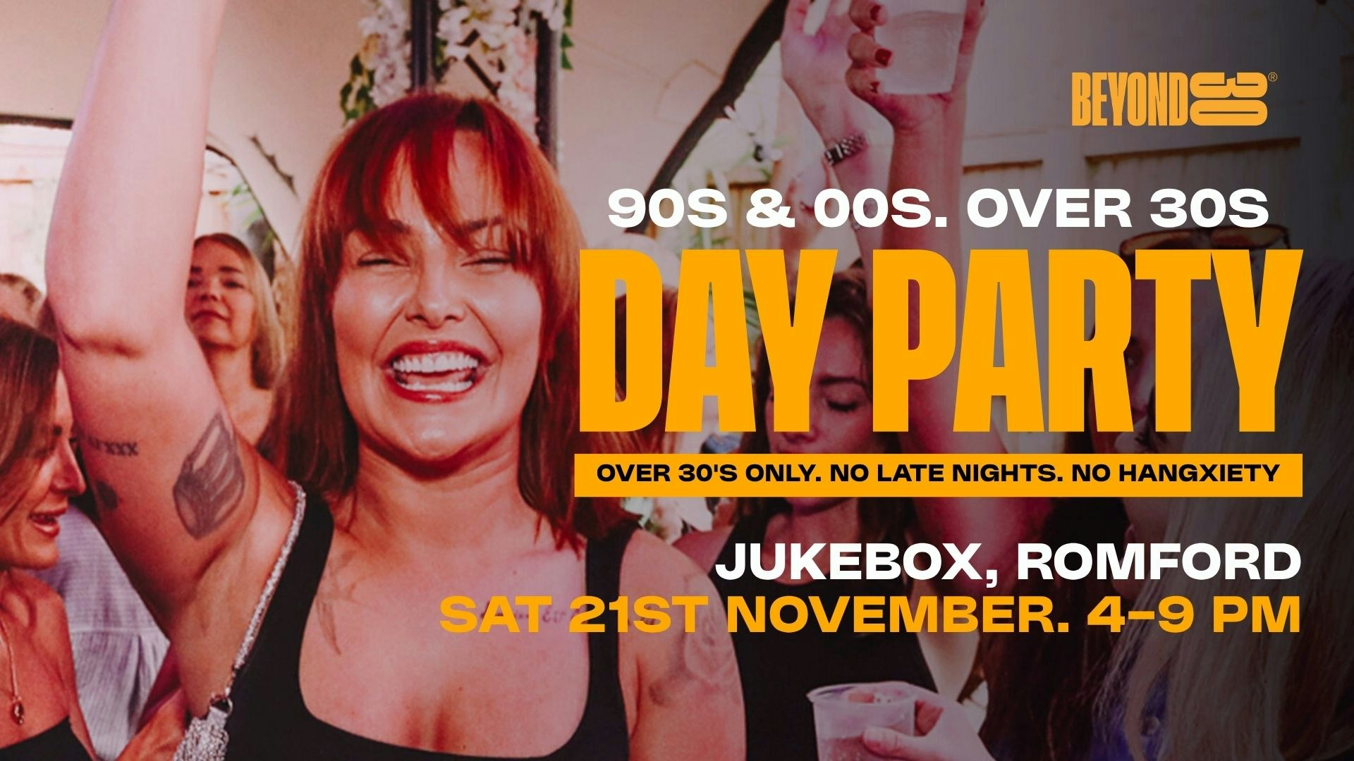 80s & 90s Over 30s Daytime Clubbing – ROMFORD