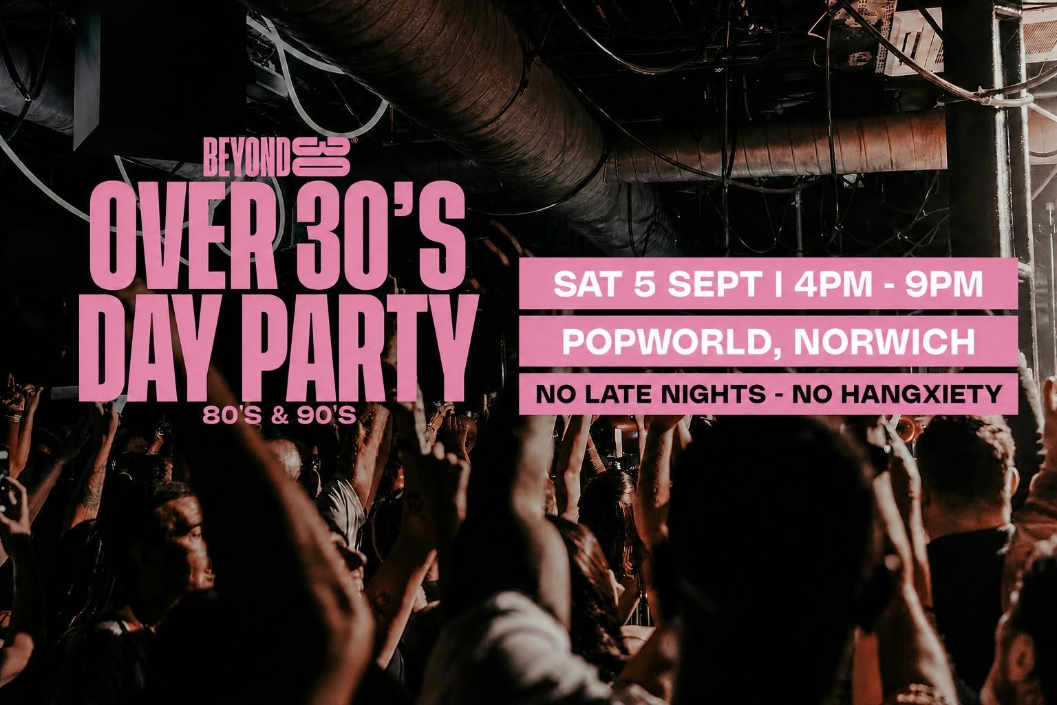 80s & 90s Over 30s Daytime Clubbing – NORWICH🕺🏽