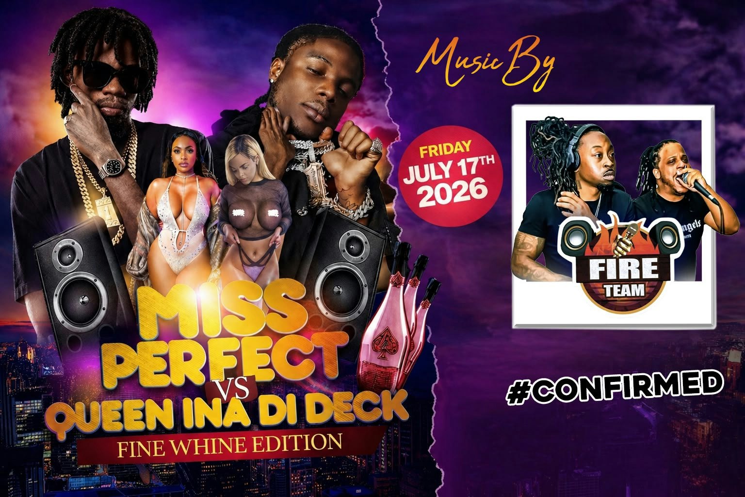 🔥🍷 MISS PERFECT VS QUEEN INA DI DECK — FINE WINE EDITION 🍷🔥