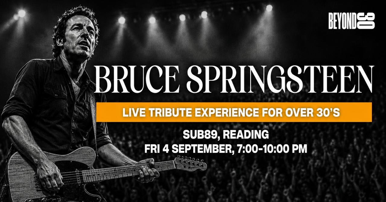 BRUCE SPRINGSTEEN EXPERIENCE – LIVE IN READING 🎸 (Tribute Band)