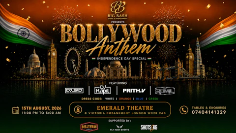 BOLLYWOOD ANTHEM – INDEPENDENCE DAY SPECIAL