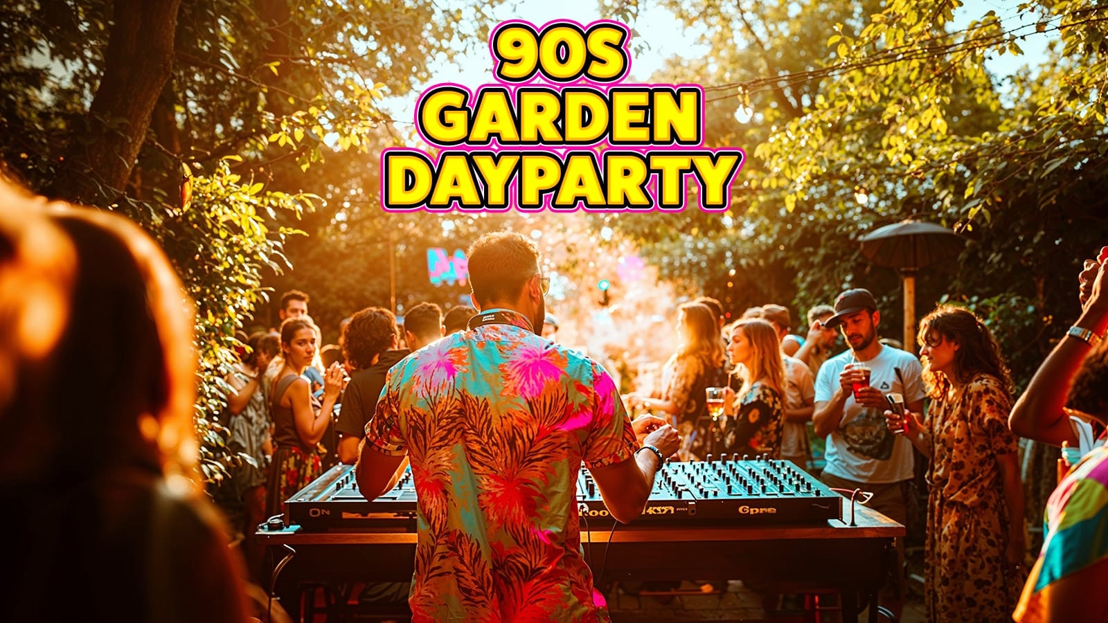 90s Garden Party Earls Yard