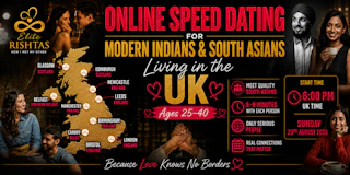 Online Speed Dating | for Modern Indian Singles in the United Kingdom (UK)