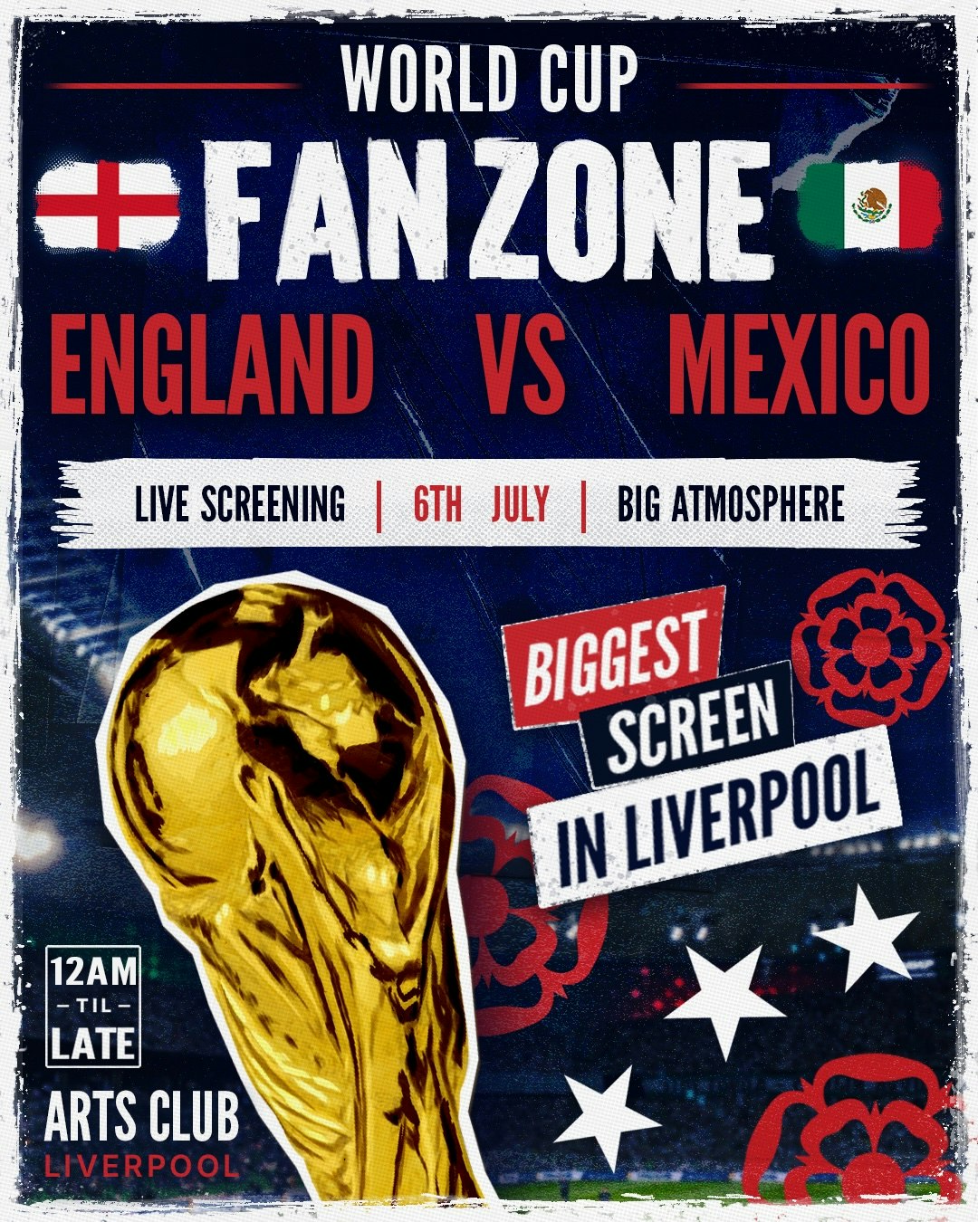 ENGLAND VS MEXICO – WORLD CUP FANZONE