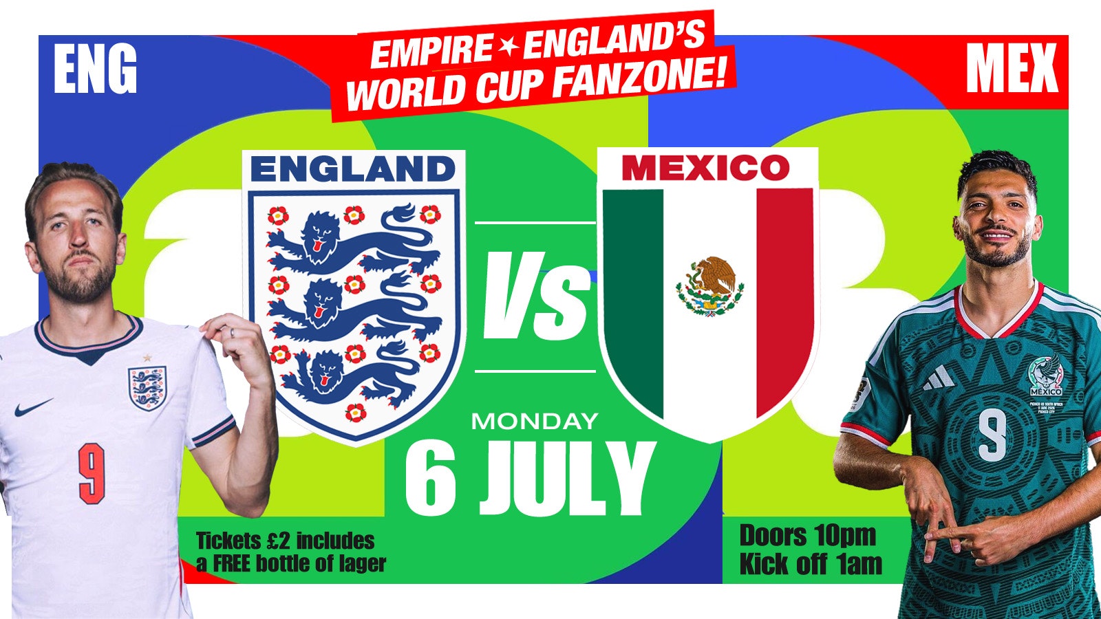England vs. Mexico (LIVE)