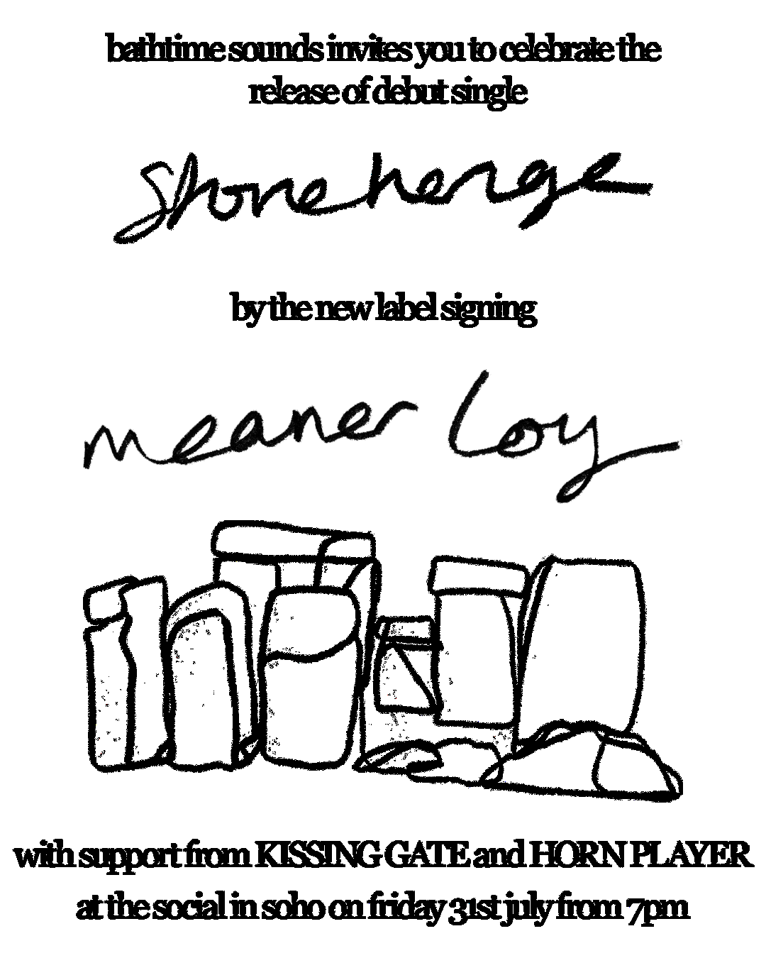 Meaner Loy ‘Stonehenge’ Single Launch