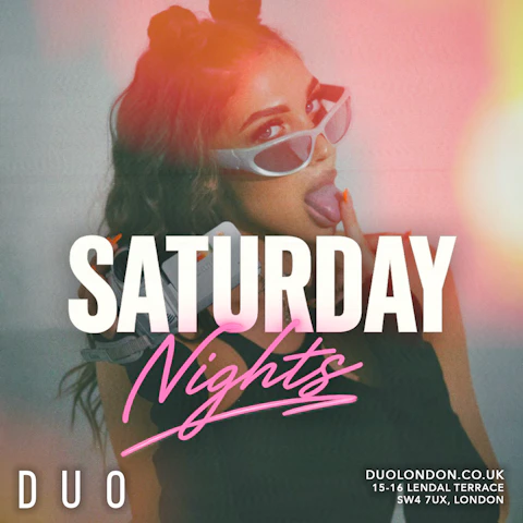 Saturday Nights at DUO Sat 26th Sep