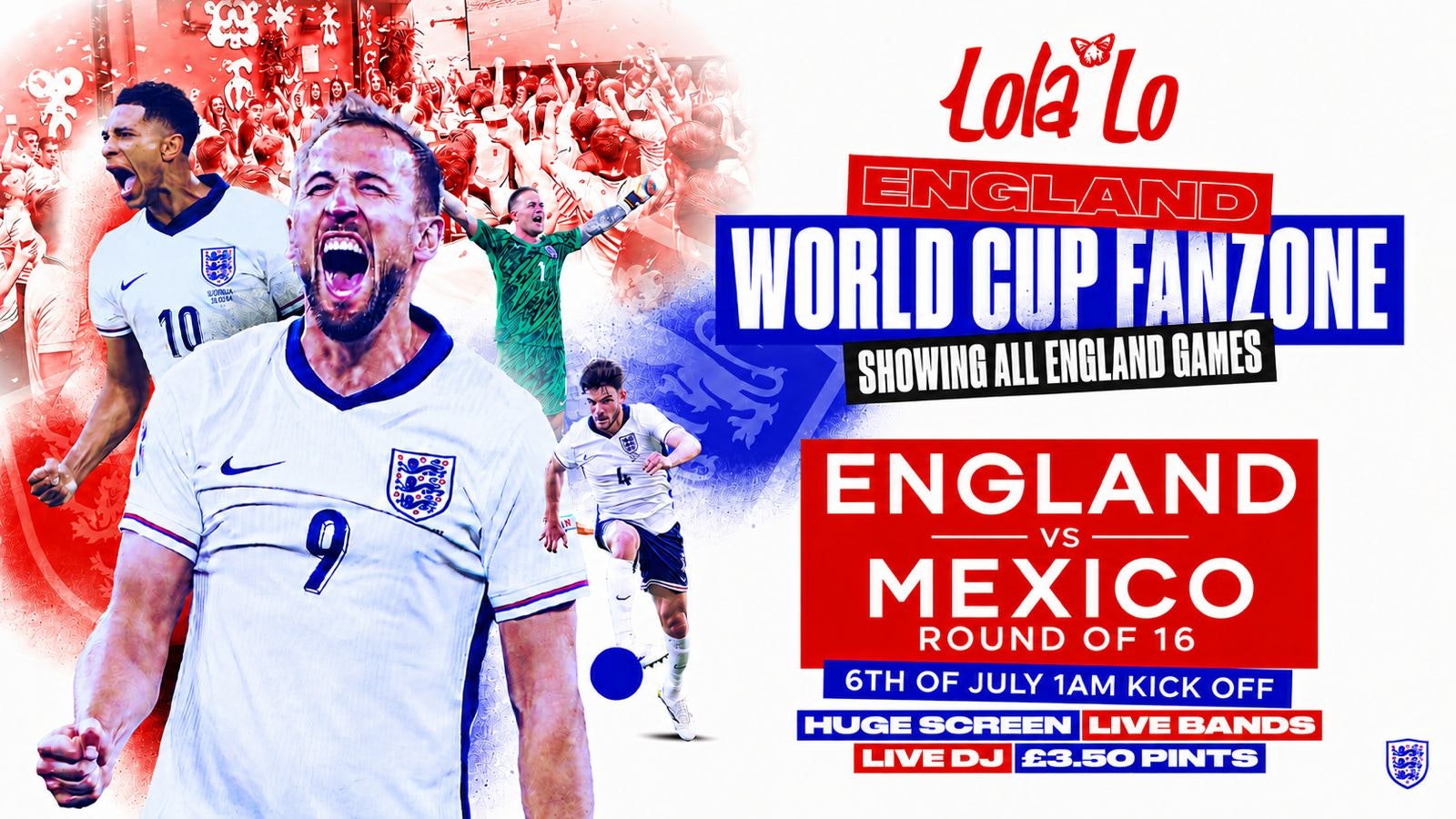 ENGLAND VS MEXICO🇲🇽 WORLD CUP FAN ZONE⚽️🏆