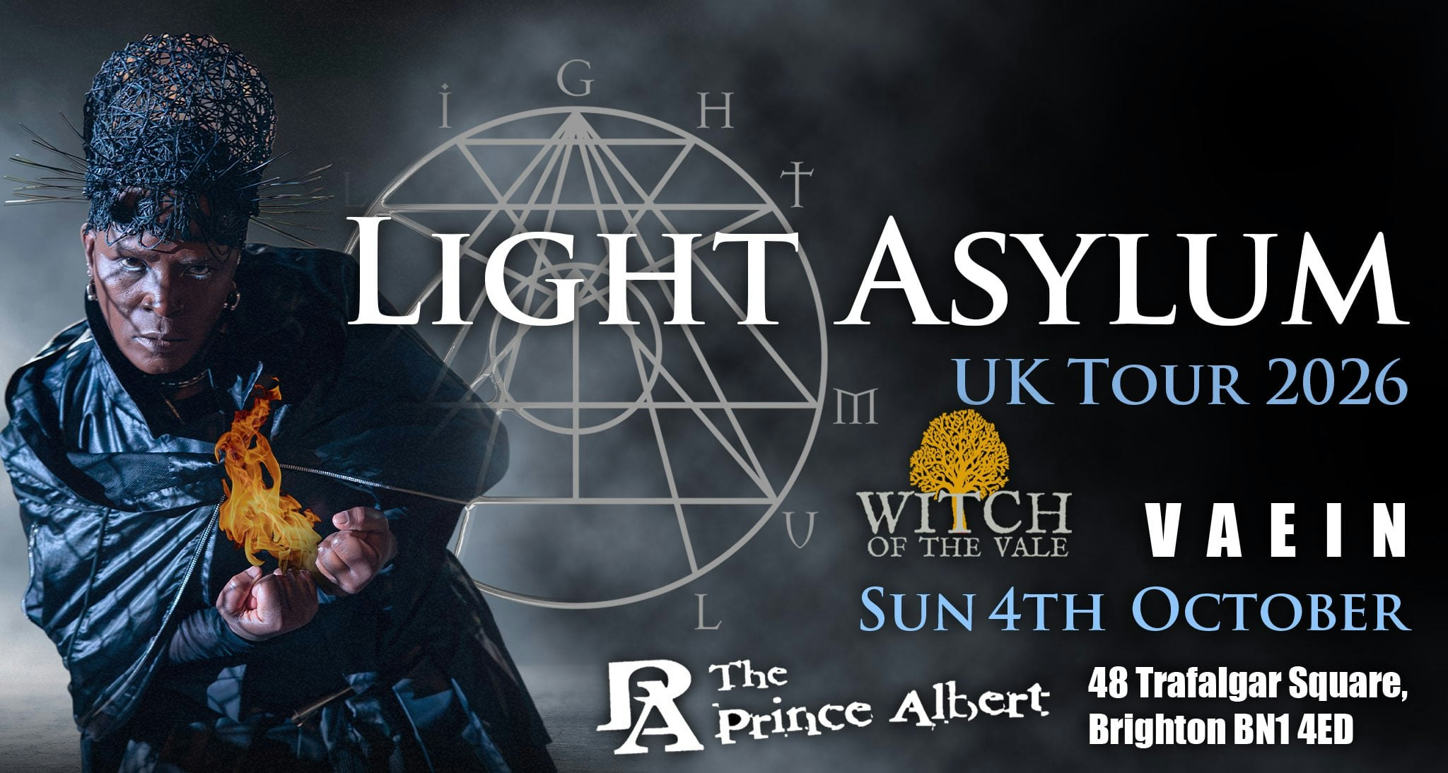 LIGHT ASYLUM (US)  + Witch of the Vale & Vaein