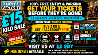 East London Vintage Kilo Sale | £15/KG Thrift Event|6th Aug To 9th Aug