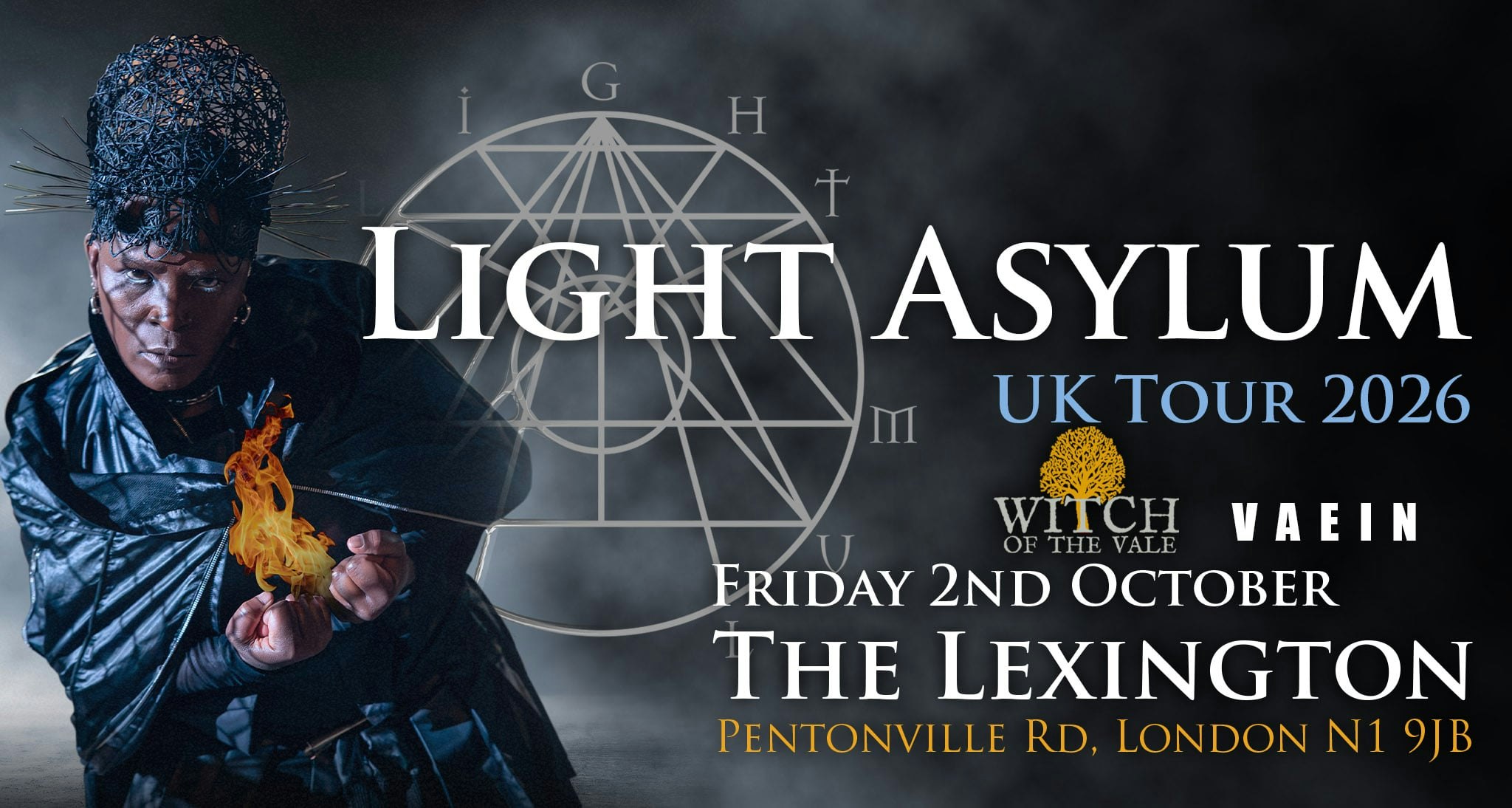 LIGHT ASYLUM (US)  + Witch of the Vale & Vaein