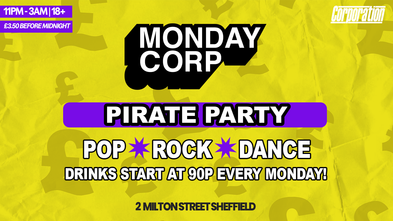 PIRATE PARTY | MONDAY CORP