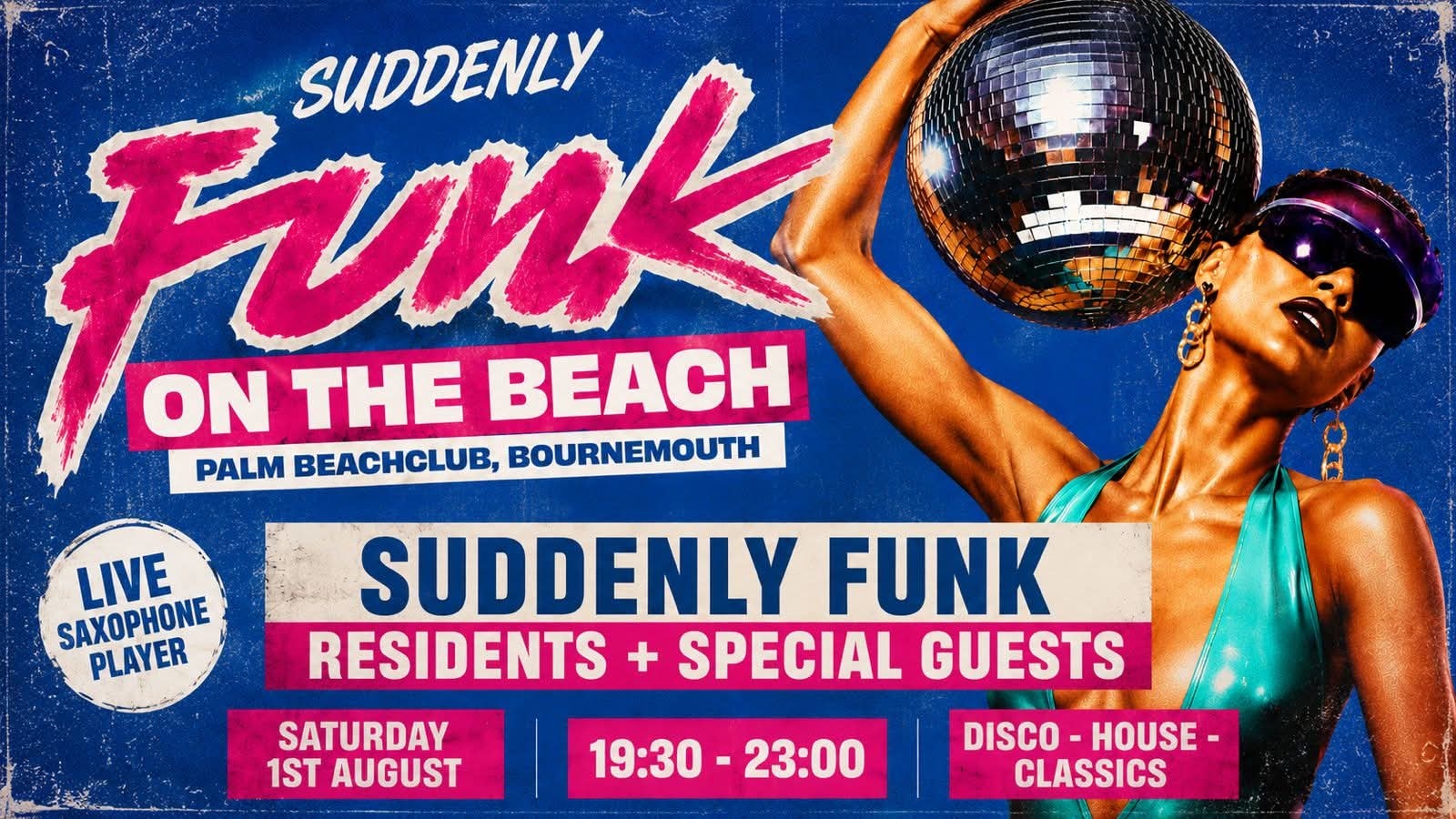 Suddenly Funk On The Beach @Palm Beach Club 01.08.26