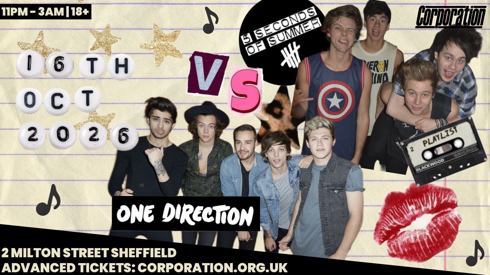 5SOS VS 1D | Friday Corp