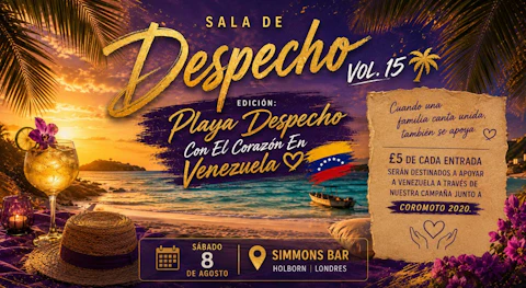 SALA DE DESPECHO VOL. 15 🌴 Edición: Playa Despecho – Con el Corazón en Venezuela 🇻🇪❤️