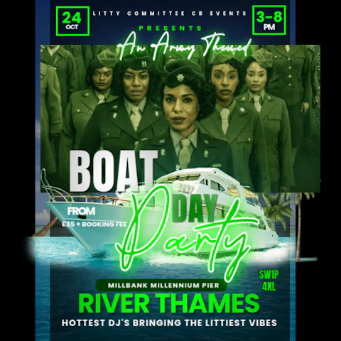 ARMY THEMED BOAT DAY PARTY