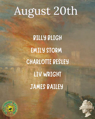Billy Bligh, Emily Storm, Charlotte Besley, Liv Whight and James Bailey