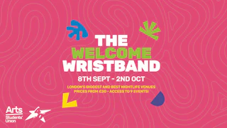 Arts Freshers 2026 Official Welcome Events Wristband 💃 (UAL Guide)