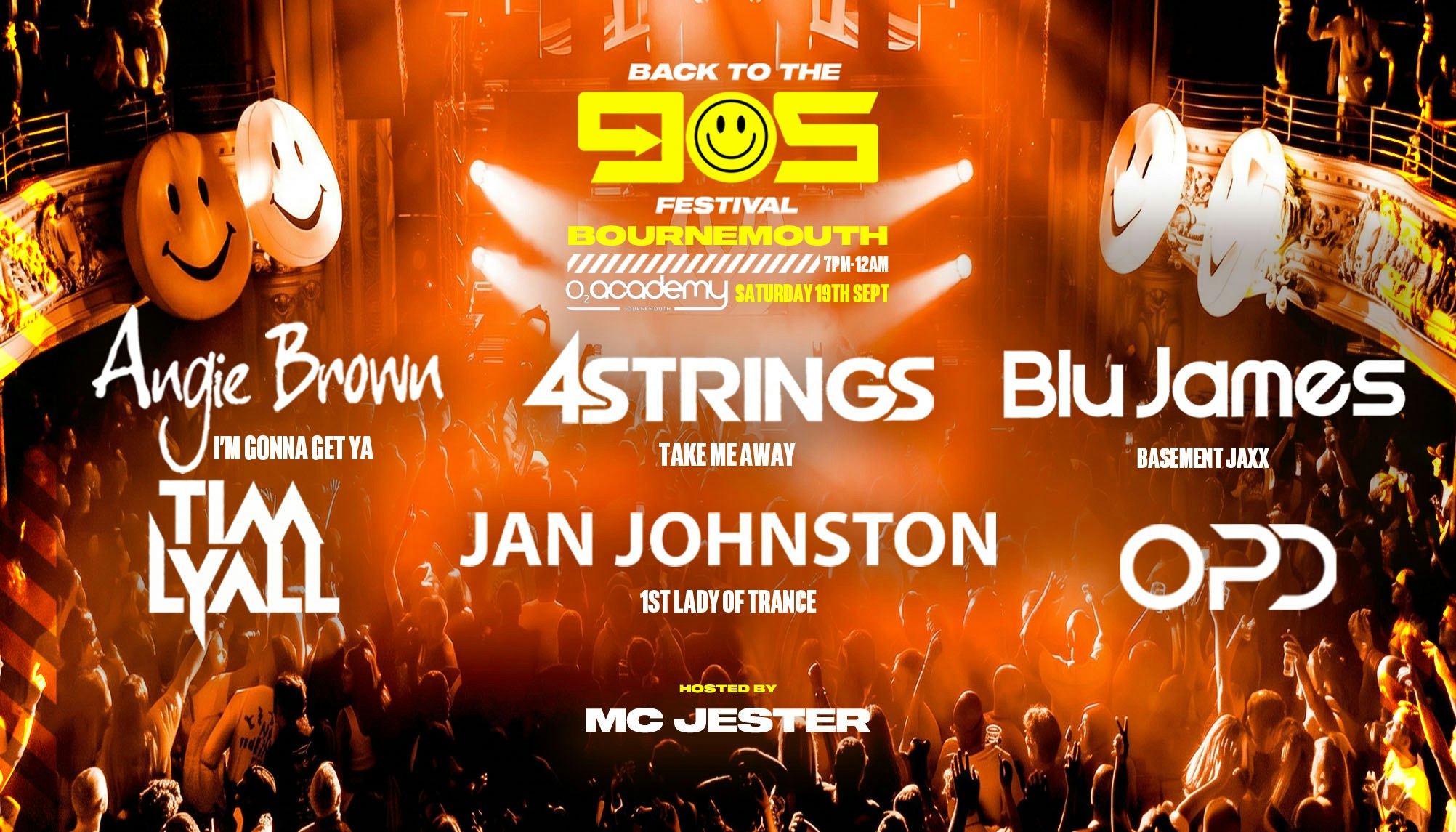 Back To The 90s Festival – Saturday 19th Sept – O2 Academy Bournemouth [TICKETS ON SALE NOW!]