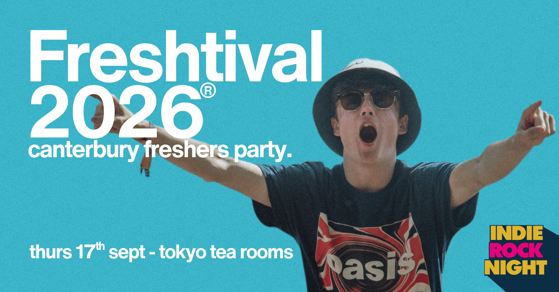 Indie Rock Night ∙ FRESHTIVAL 2026 | Canterbury Freshers Party *10 £3 TICKETS LEFT*