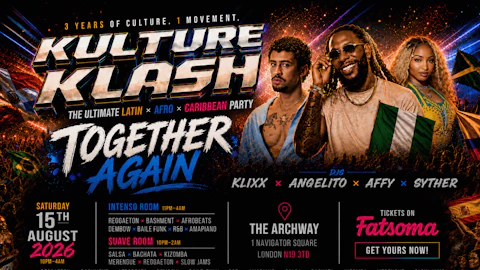 Kulture Klash: Together Again – The Ultimate Latin x Afro x Caribbean Party