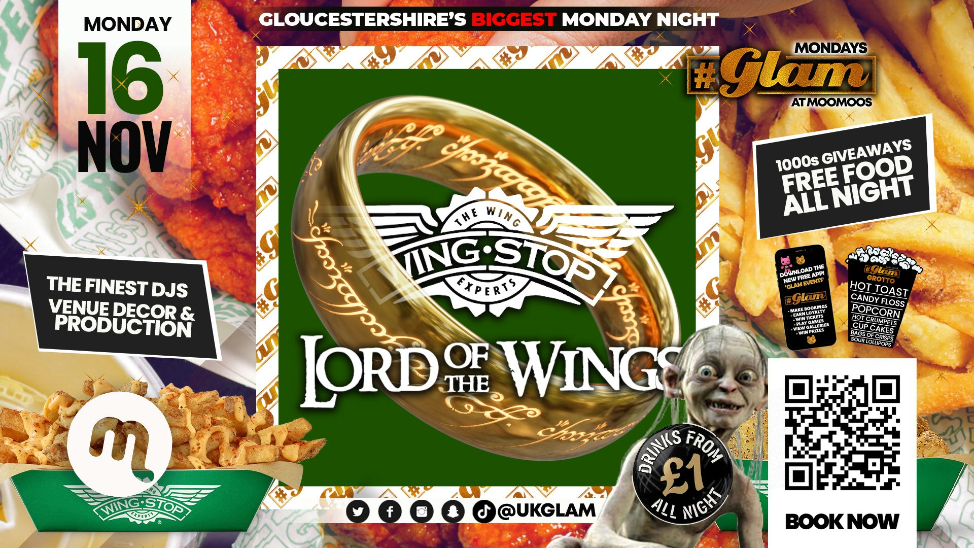Glam Cheltenham – LORD OF THE WINGS! 😝 Wingstop Giveaway! 😋
