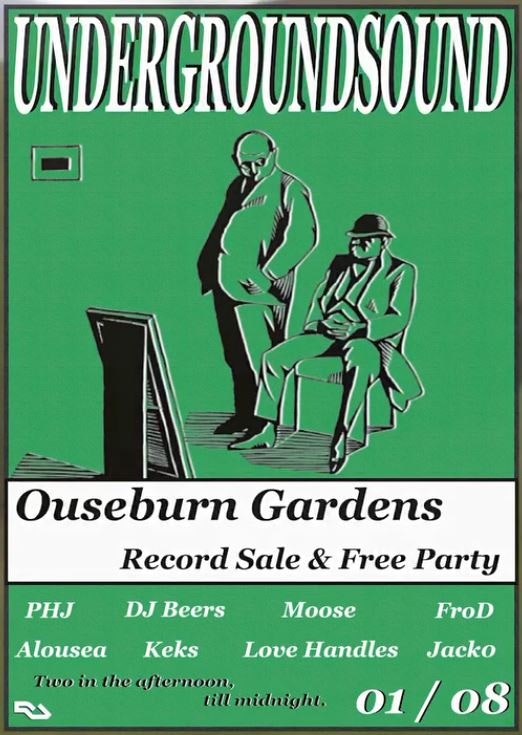 UNDERGROUND SOUND: Record Sale & Free Party