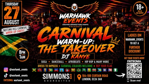 Carnival Warmup: The Takeover