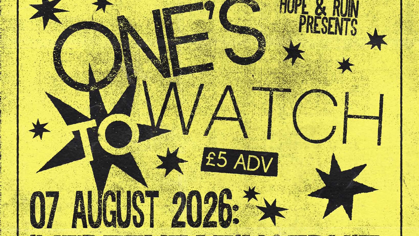 H&R ONE’S 2 WATCH: ivebeeneatingfruit + Monty and the Ragtails + Spooky Huge + Aneiva