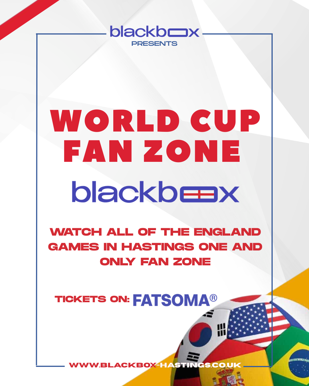 Blackbox Presents: The World Cup Fan Zone 2026 – England v Mexico