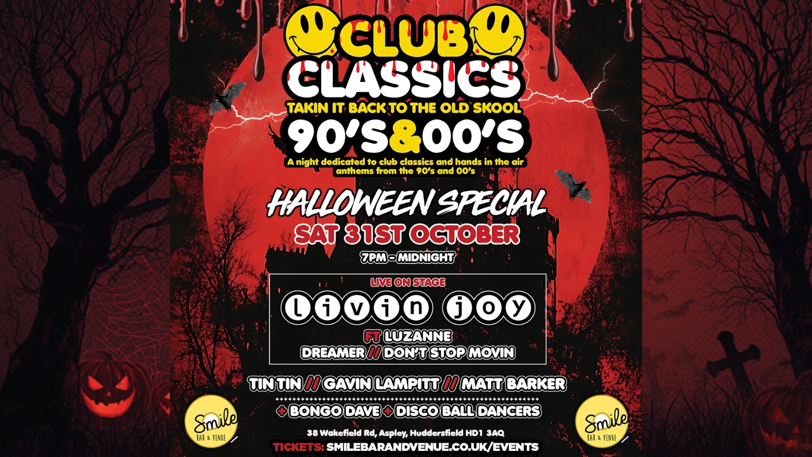 Club Classics Halloween Special – A Tribute to the 90’s & 00″s