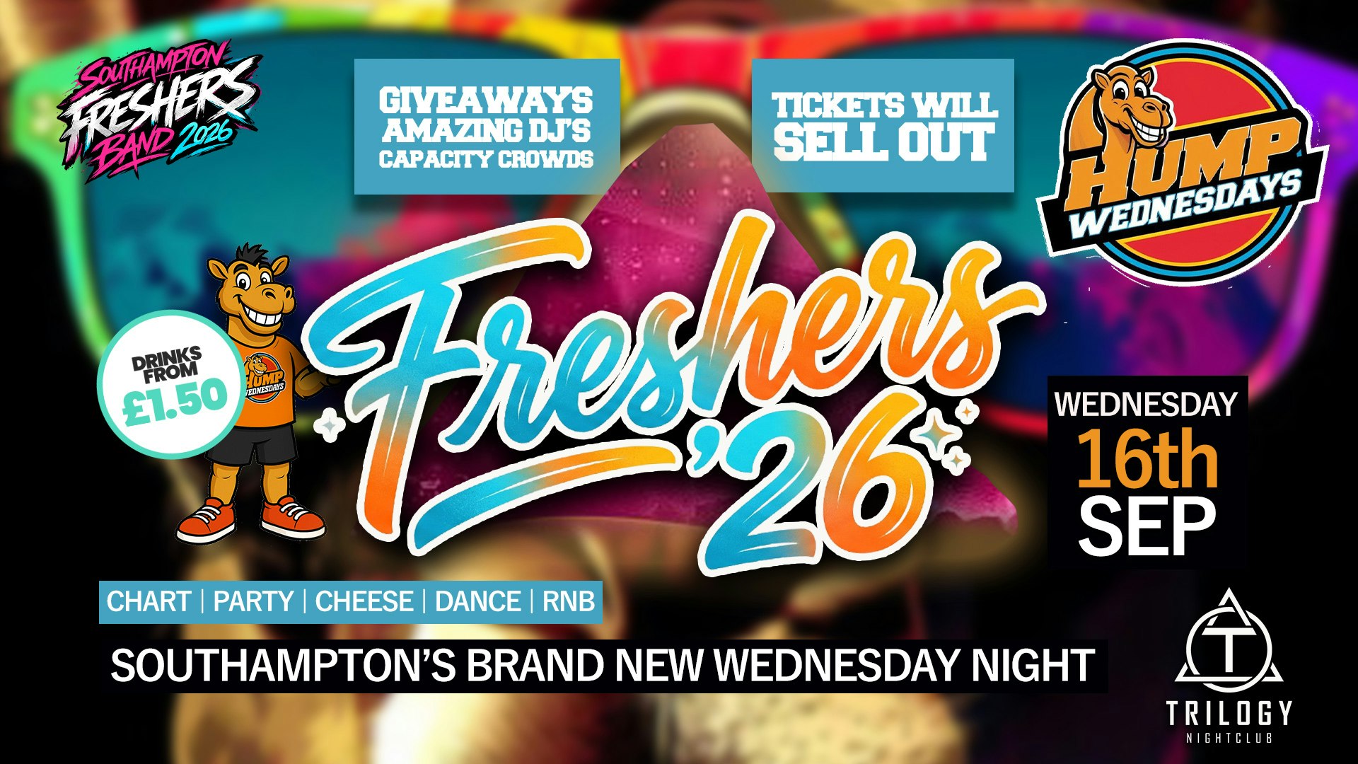 🐫 Hump Wednesdays 🐫 Freshers Launch Party! 🚀