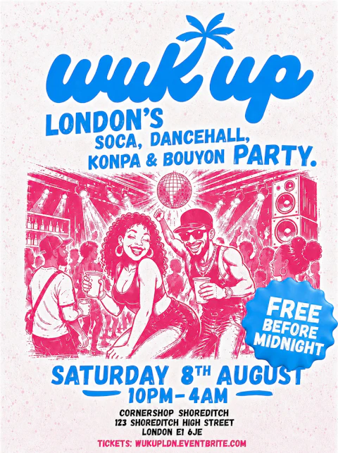 WUK UP | London’s Biggest Caribbean Party | Free Before Midnight